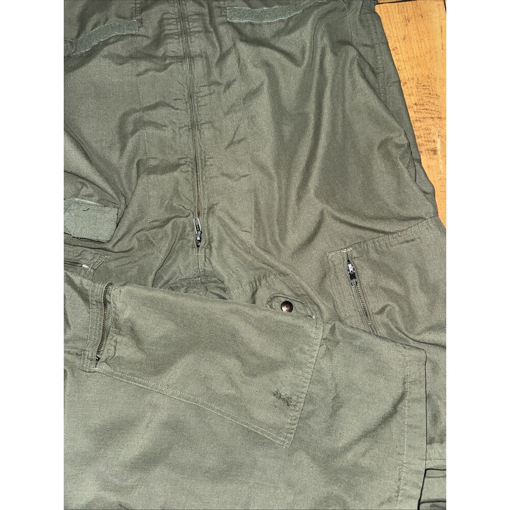 US Military CWU-27/P Flight Suit Coveralls 46S Sage Green USAF Flyers - Picture 5 of 7
